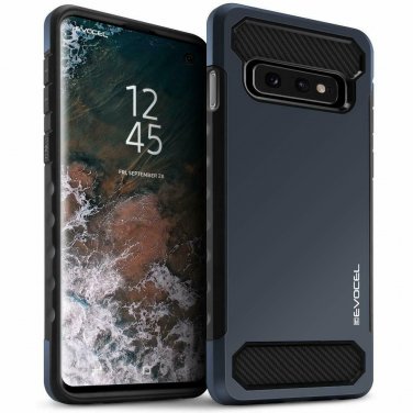 For Samsung Galaxy S10e Case Lightweight Slim Profile Dual Layer Blue