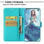 For Galaxy S10 Plus Case Wallet 3D Style Stand PU Leather Folio Blue Butterfly