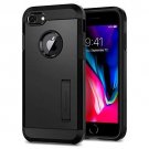 For iPhone 8 Case iPhone 7 Case Kickstand Heavy Duty Protection Cushion Black