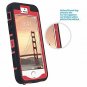 For iPhone SE/5S/5 Case Knox Armor Heavy Duty Shockproof Sport Red + Black