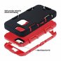 For iPhone SE/5S/5 Case Knox Armor Heavy Duty Shockproof Sport Red + Black