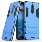 For Nokia 7 Plus Case Dual Layer Armor Hard Slim Hybrid Kickstand Phone Blue