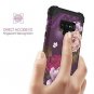 For Samsung Galaxy Note 9 Case Rubber Heavy Duty Rugged Bumper Purple Flower