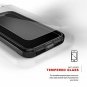 For iPhone Xs Max case Military Grade DropTested Tempered Glass Black  Smoke