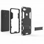For Xiaomi Mi 8 Lite Case Dual Layer Rugged Hybrid Hard Screen Protector Gray