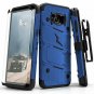 For Samsung Galaxy S8 Plus Case Military Grade Drop Tested, Holster Belt Blue