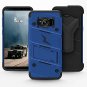 For Samsung Galaxy S8 Plus Case Military Grade Drop Tested, Holster Belt Blue