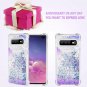For Samsung Galaxy S10 Plus Case Glitter Liquid Luxury Fashion Soft TPU Lace