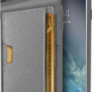 For iPhone 7/8 Wallet Case Q Card Protectiv Kickstand Grip Cover Gunmetal Gray