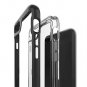 For iPhone 7/8 Case Edge Design Allbody Bumper Clear Back Buttons Covered Black