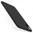 For iPhone Xs Max Case Liquid Silicone Gel Rubber Shockproof Microfiber Black