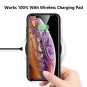 For iPhone Xs Max Case Liquid Silicone Gel Rubber Shockproof Microfiber Black