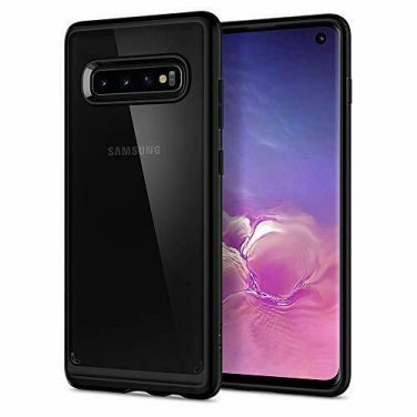 For Samsung Galaxy S10 Case Ultra Hybrid TPU bumper Raised bezels Matte Black