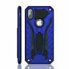 For iPhone Xs Max Case Military Grade Kickstand Drop Tested Protective Blue
