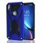 For iPhone Xs Max Case Military Grade Kickstand Drop Tested Protective Blue
