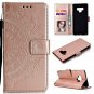 For Galaxy Note 9 Case Wallet Flip Folio Kickstand Card Slots Leather Mandala