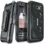 For Samsung Galaxy J7 Case Screen Protector Heavy Duty Rugged Holster Black