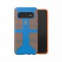 For Samsung Galaxy S10 Case Slim dual layer drop protection Blue/Pumpkin Orange