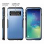For Samsung Galaxy S10 Case Heavy Duty Protection Full Body Blue/Black