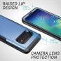 For Samsung Galaxy S10 Case Heavy Duty Protection Full Body Blue/Black