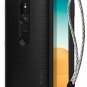 For Sony Xperia XZ2 Case Brushed Metal Design Flexible Dynamic Stroked Black