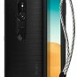 For Sony Xperia XZ2 Case Brushed Metal Design Flexible Dynamic Stroked Black