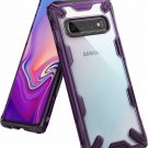 For Galaxy S10 Plus Case 6.4 Built in Dot Matrix Rear AntiCling Royal Purp