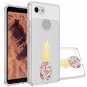 For Google Pixel 3 Case Clear Design Plastic Hard Back TPU Colorful Pineapple