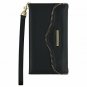 For iPhone 7 Case Cowhide Leather Magnetic flap closure hands free Black