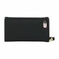 For iPhone 7 Case Cowhide Leather Magnetic flap closure hands free Black