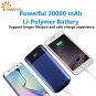 Power Bank Dual USB Port Charger with LED Flashlight for iPhone 8/7 iPad Note8