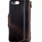 iPhone 8 Plus/7 Plus 5.5 Inch Genuine Leather Wallet Cases Handmade Oil Leather