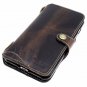 iPhone 8 Plus/7 Plus 5.5 Inch Genuine Leather Wallet Cases Handmade Oil Leather