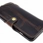 iPhone 8 Plus/7 Plus 5.5 Inch Genuine Leather Wallet Cases Handmade Oil Leather