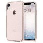 iPhone XR Case Liquid Crystal Flexible TPU Simple Glitter Rose Quartz
