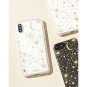 For iPhone Xs Max Case Gold, Silver Stars Military Drop Certified Clear Cosmic