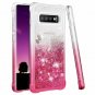 For Galaxy S10 Plus Case Glitter Girls Bling TPU Bumper Cushion Gradient Pink