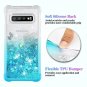 For Galaxy S10 Plus Case Glitter Girls Bling TPU Bumper Cushion Gradient Teal