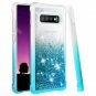 For Galaxy S10 Plus Case Glitter Girls Bling TPU Bumper Cushion Gradient Teal