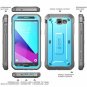 For Samsung Galaxy J7 Case Full-Body Rugged Holster Built Screen Protecto Blue