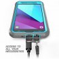 For Samsung Galaxy J7 Case Full-Body Rugged Holster Built Screen Protecto Blue
