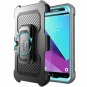 For Samsung Galaxy J7 Case Full-Body Rugged Holster Built Screen Protecto Blue