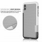 For iPhone X Case Ultra Slim 3Color Hybrid Impact Antislip Shockproof Light Gray