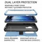 For Samsung Galaxy S9 Plus Case Built-in Screen Protector Fit Full Body Blue