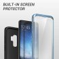 For Samsung Galaxy S9 Plus Case Built-in Screen Protector Fit Full Body Blue
