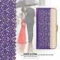 For Galaxy S10 Plus Case Wallet Luxurious Romantic Carved Makeup Mirror Purple