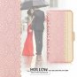 For Galaxy S10 Plus Case Wallet Luxurious Romantic Carved Makeup Mirror RoseGold