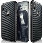 For iPhone X/Xs Case Luxury Leather Ultra Slim & Thin Soft Flexible Carbon Fiber
