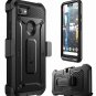 For Google Pixel 3 XL Case Body Rugged Holster Built in Screen Protector Black