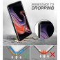 For Samsung Galaxy Note 9 Wallet Case Vegan Leather Wrist Strap Card Slot Black